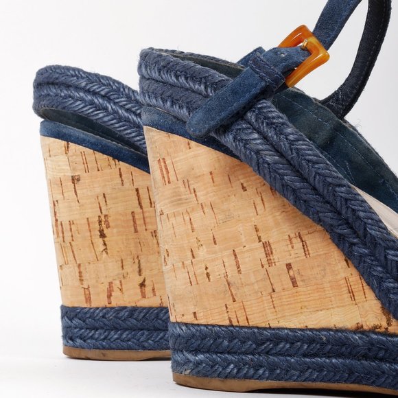 Prada Sport Bow Wedge Sandals - Picture 8 of 10